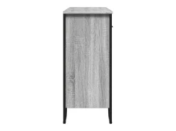 Aparador madera de ingeniería gris Sonoma 97x32,5x74,5 cm