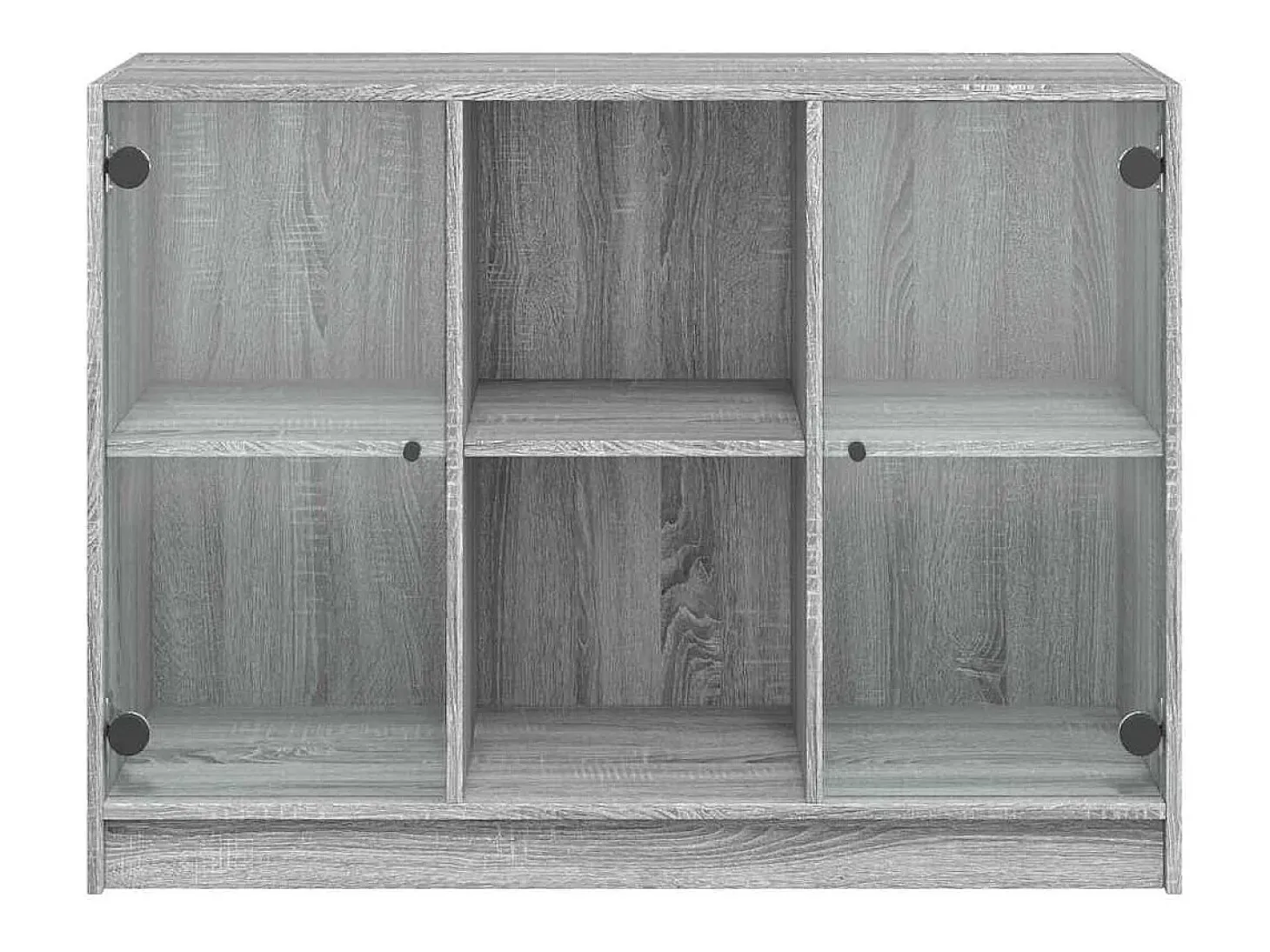 Aparador madera de ingeniería gris Sonoma 102x37x75,5 cm