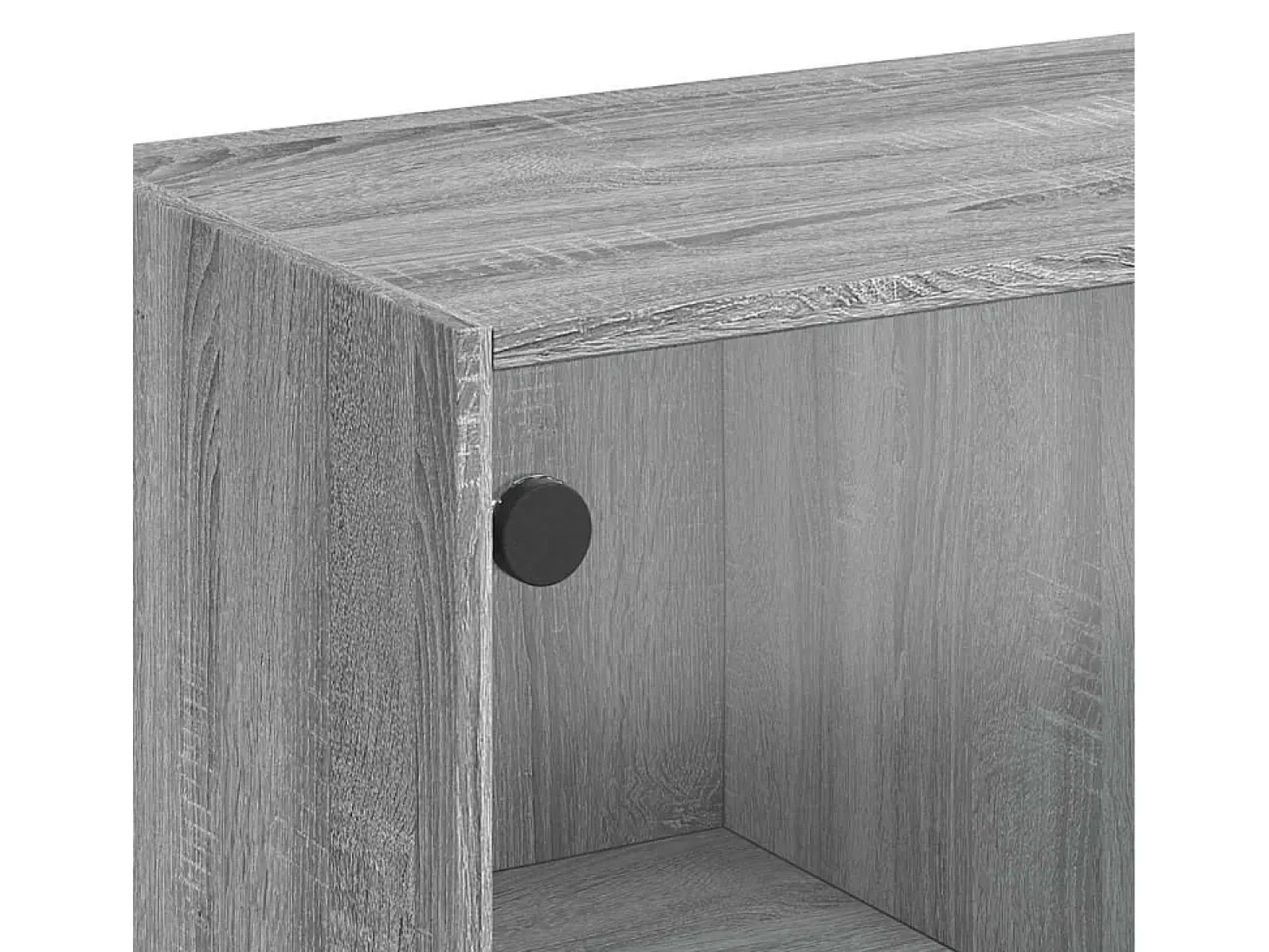 Aparador madera de ingeniería gris Sonoma 102x37x75,5 cm