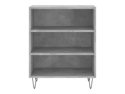 Aparador madera de ingeniería gris hormigón 57x35x70 cm ES72989