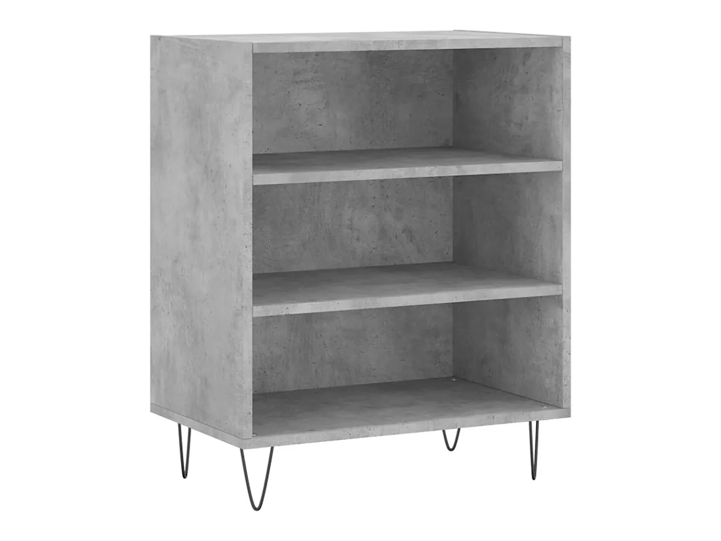 Aparador madera de ingeniería gris hormigón 57x35x70 cm ES72989