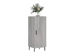 Aparador madera de ingeniería gris Sonoma 34,5x34x90 cm ES66531