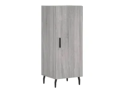 Aparador madera de ingeniería gris Sonoma 34,5x34x90 cm ES66531