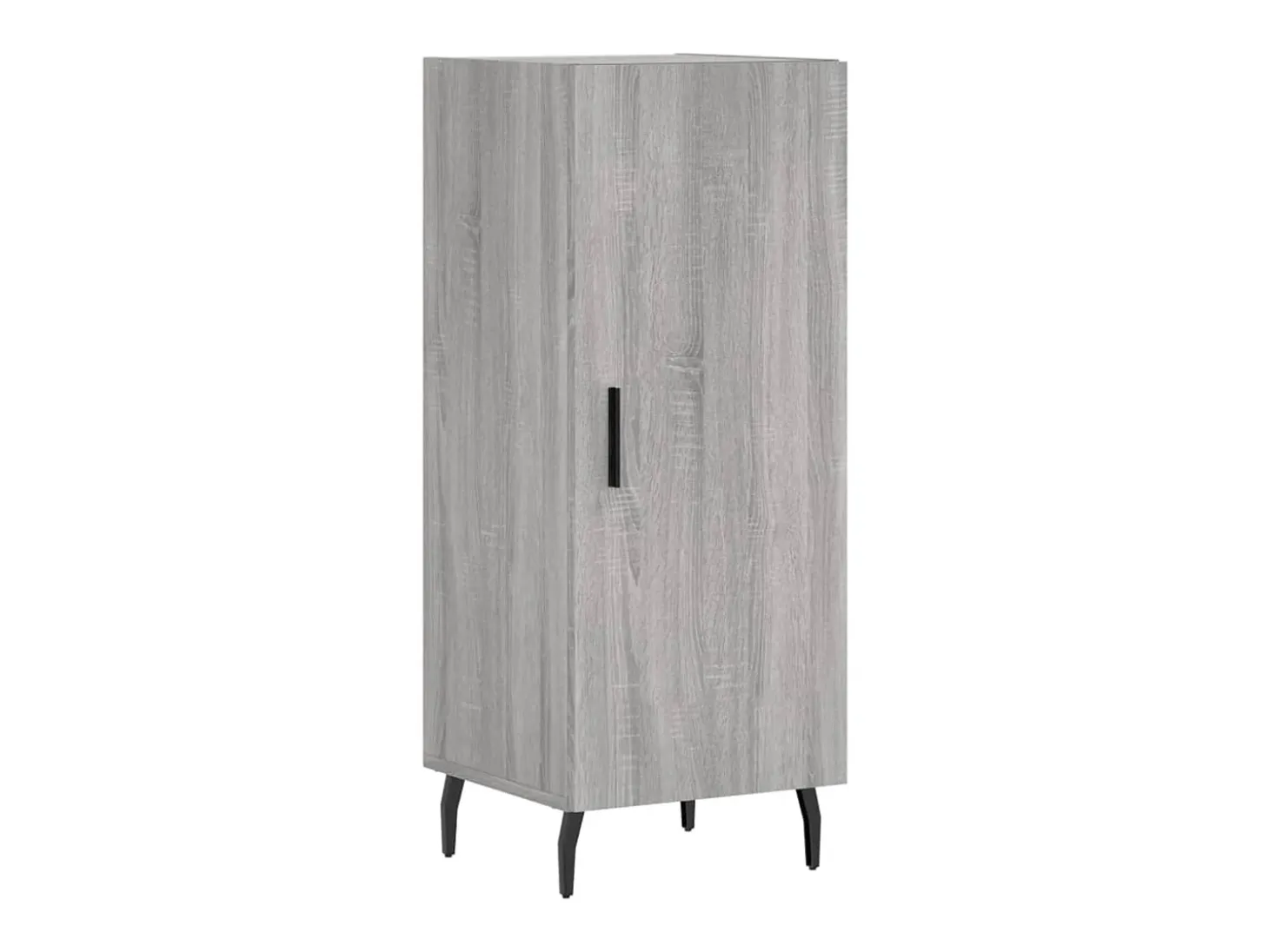 Aparador madera de ingeniería gris Sonoma 34,5x34x90 cm ES66531
