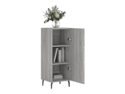 Aparador madera de ingeniería gris Sonoma 34,5x34x90 cm ES66531