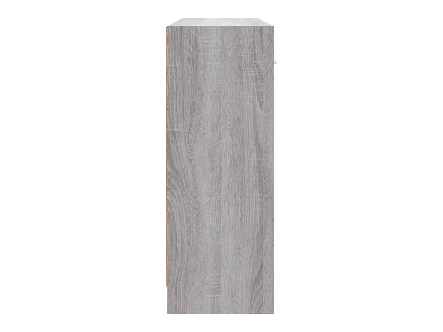 Aparador madera de ingeniería gris Sonoma 91x28x75 cm