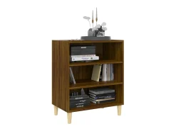 Aparador madera de ingeniería marrón roble 57x35x70 cm
