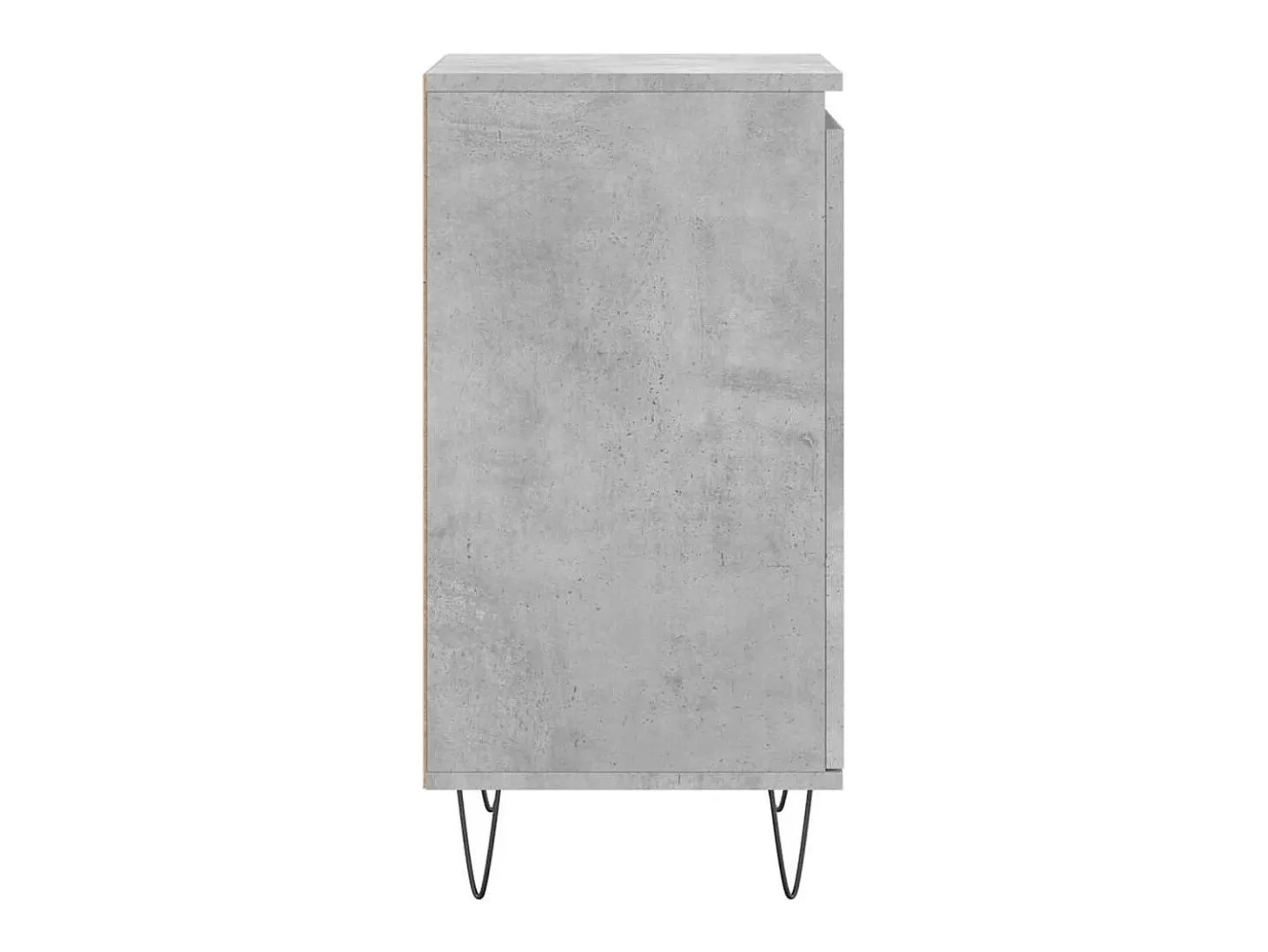 Aparador madera de ingeniería gris hormigón 40x35x70 cm