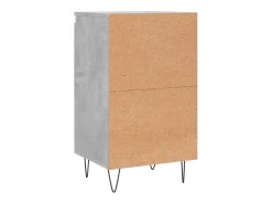 Aparador madera de ingeniería gris hormigón 40x35x70 cm