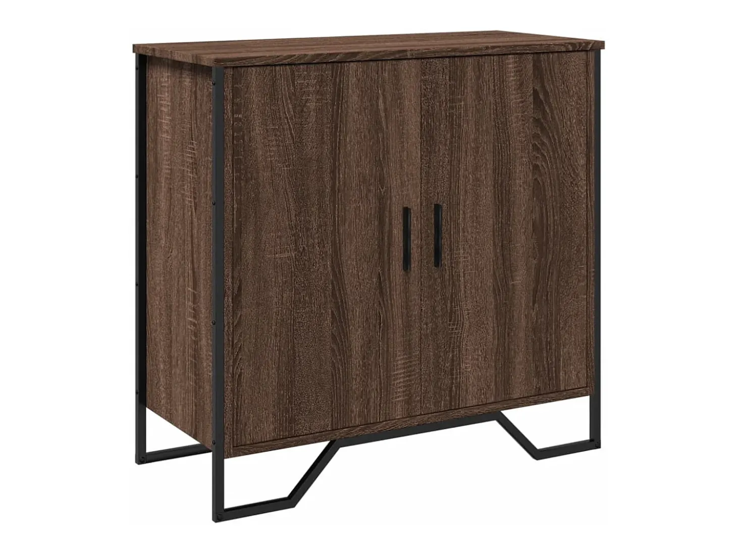 Aparador madera de ingeniería roble marrón 78x35,5x74,5 cm