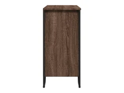 Aparador madera de ingeniería roble marrón 78x35,5x74,5 cm