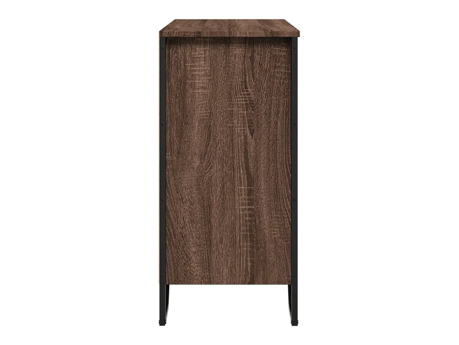 Aparador madera de ingeniería roble marrón 78x35,5x74,5 cm