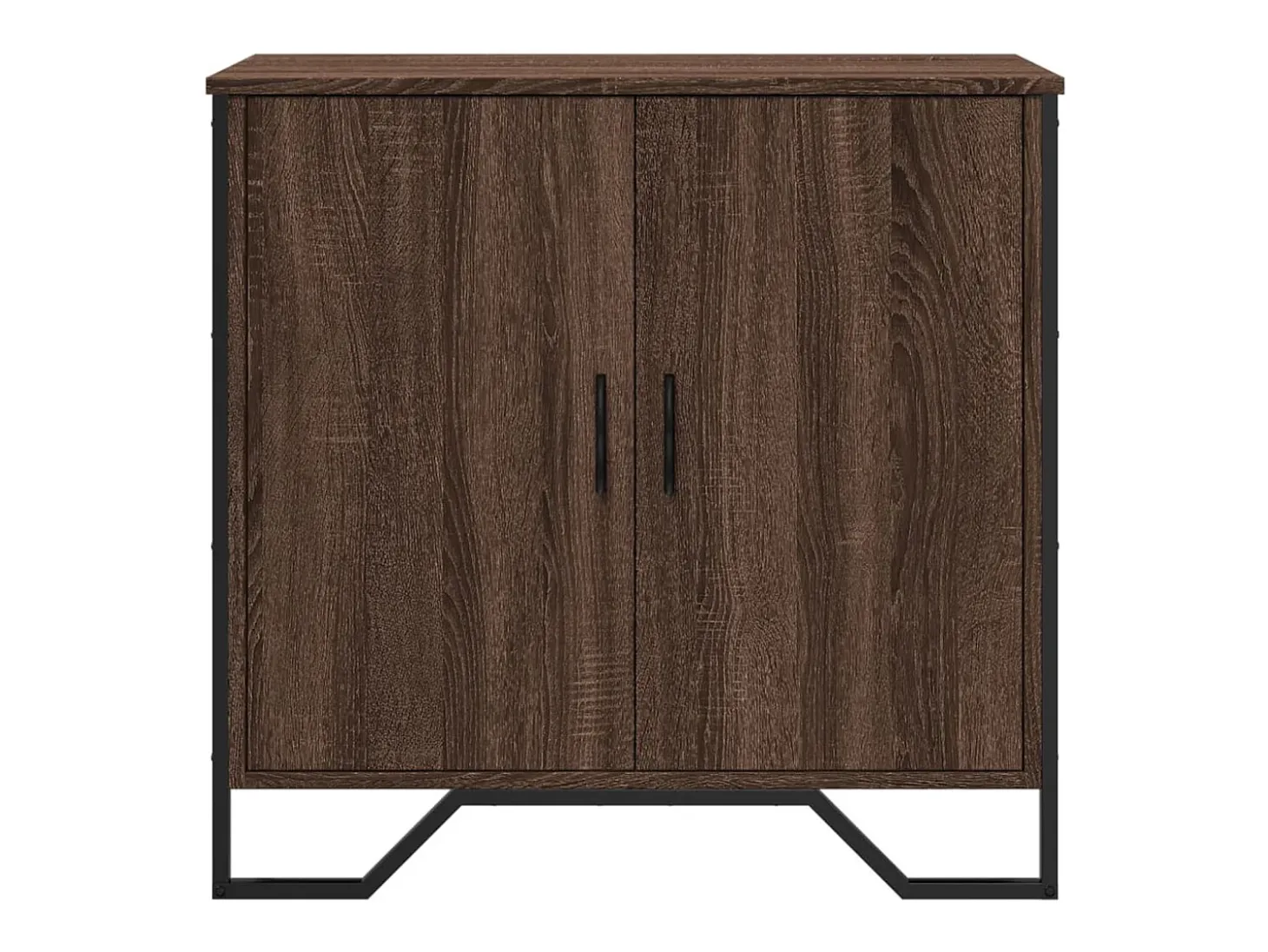 Aparador madera de ingeniería roble marrón 78x35,5x74,5 cm