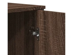 Aparador madera de ingeniería roble marrón 78x35,5x74,5 cm