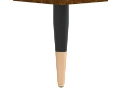 Aparador madera de ingeniería roble ahumado 34,5x34x90 cm