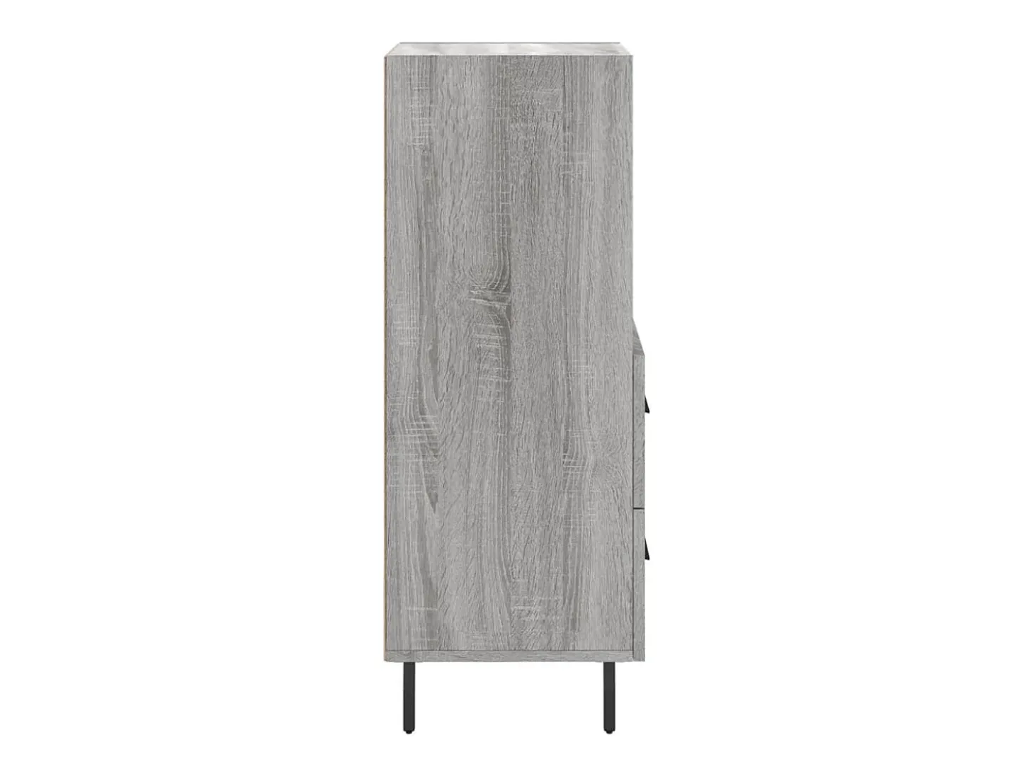 Aparador madera de ingeniería gris Sonoma 34,5x34x90 cm