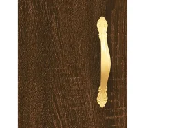 Aparador madera de ingeniería marrón roble 34,5x34x90 cm