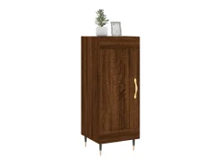 Aparador madera de ingeniería marrón roble 34,5x34x90 cm