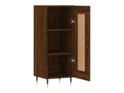 Aparador madera de ingeniería marrón roble 34,5x34x90 cm