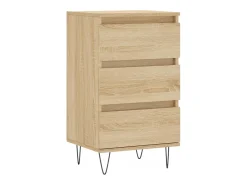 Aparador madera de ingeniería roble Sonoma 40x35x70 cm