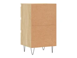 Aparador madera de ingeniería roble Sonoma 40x35x70 cm