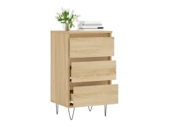 Aparador madera de ingeniería roble Sonoma 40x35x70 cm