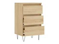 Aparador madera de ingeniería roble Sonoma 40x35x70 cm