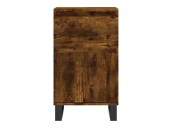 Aparador madera de ingeniería roble ahumado 40x35x70 cm