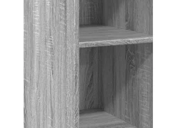 Aparador madera de ingeniería gris Sonoma 30x41x93 cm