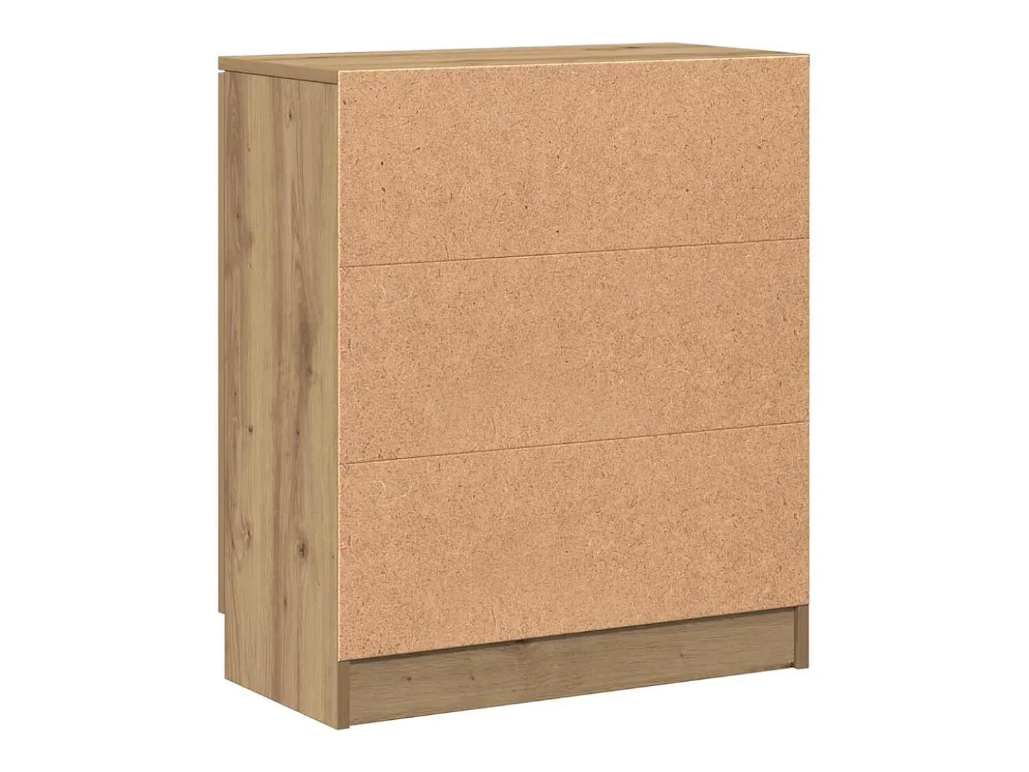 Aparador madera de ingeniería roble artiasian 60x30x70 cm