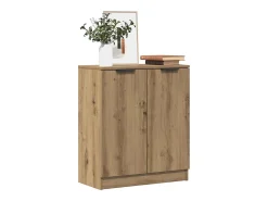 Aparador madera de ingeniería roble artiasian 60x30x70 cm