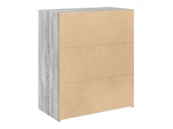 Aparador madera de ingeniería gris Sonoma 80x42,5x93 cm