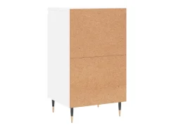 Aparador madera de ingeniería blanco 40x35x70 cm