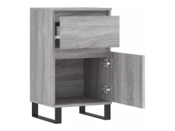 Aparador madera de ingeniería gris Sonoma 40x35x70 cm