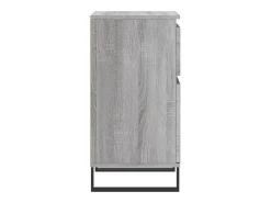 Aparador madera de ingeniería gris Sonoma 40x35x70 cm