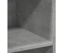 Aparador madera de ingeniería gris hormigón 70x41x93 cm