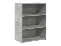 Aparador madera de ingeniería gris hormigón 70x41x93 cm