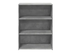 Aparador madera de ingeniería gris hormigón 70x41x93 cm