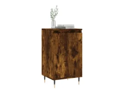 Aparador madera de ingeniería roble ahumado 40x35x70 cm