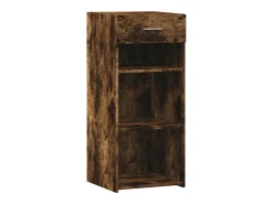 Aparador madera de ingeniería roble ahumado 40x42,5x93 cm