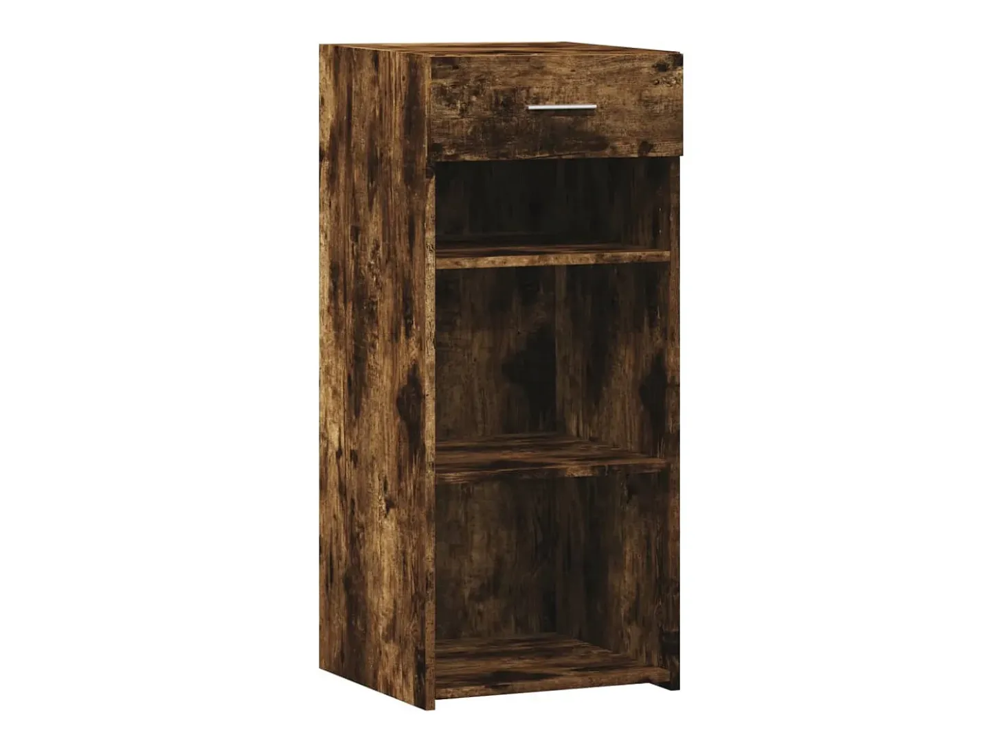 Aparador madera de ingeniería roble ahumado 40x42,5x93 cm