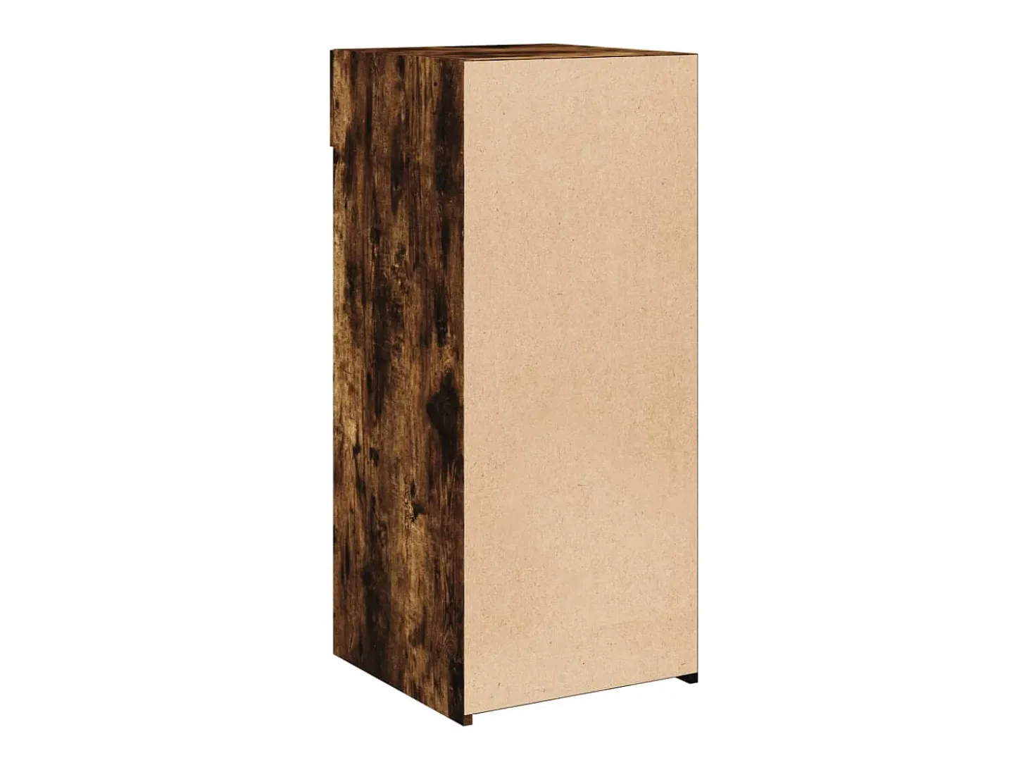 Aparador madera de ingeniería roble ahumado 40x42,5x93 cm