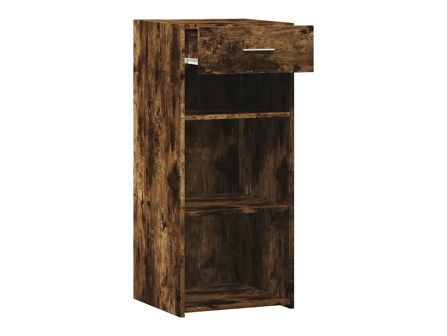 Aparador madera de ingeniería roble ahumado 40x42,5x93 cm