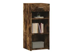 Aparador madera de ingeniería roble ahumado 40x42,5x93 cm