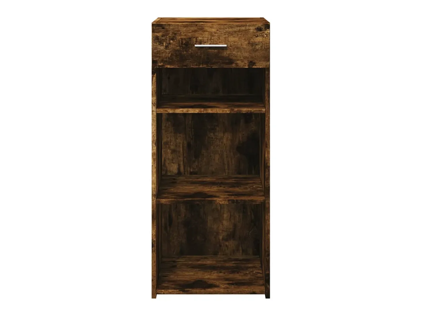 Aparador madera de ingeniería roble ahumado 40x42,5x93 cm