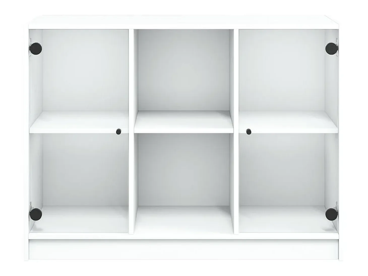 Aparador madera de ingeniería blanco 102x37x75,5 cm