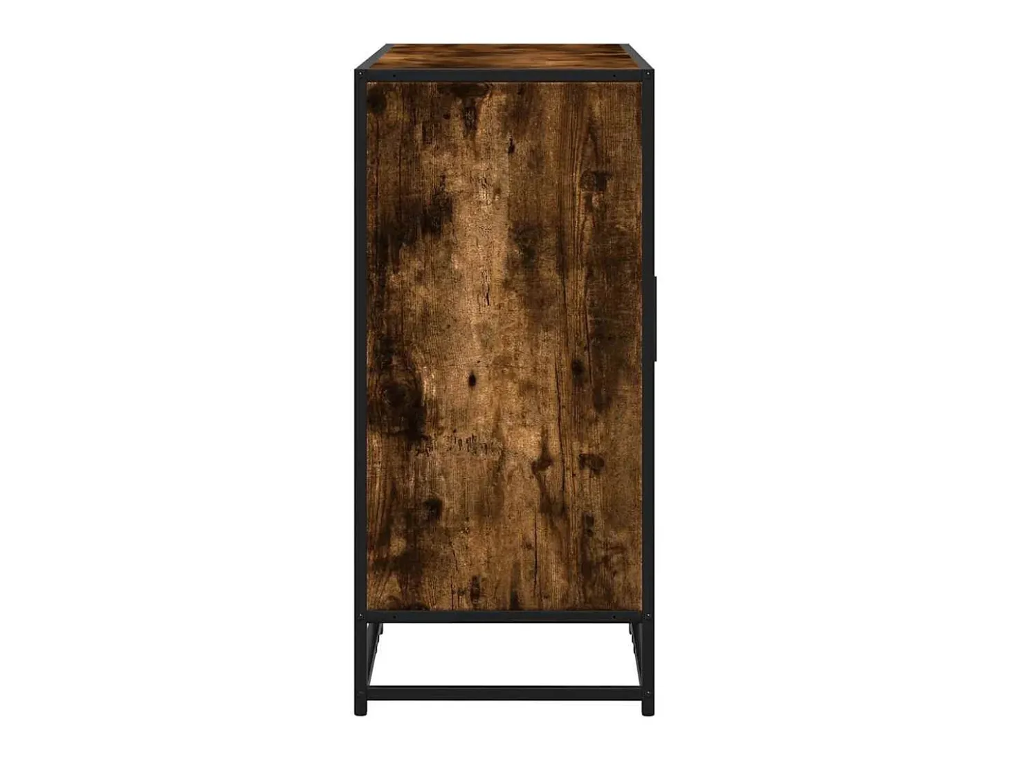 Aparador madera de ingeniería roble ahumado 92x35x76 cm