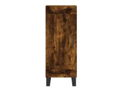 Aparador madera de ingeniería roble ahumado 34,5x34x90 cm ES47267