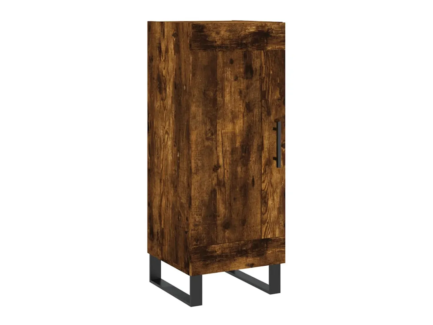Aparador madera de ingeniería roble ahumado 34,5x34x90 cm ES47267