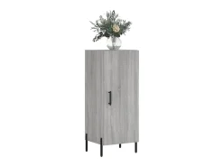 Aparador madera de ingeniería gris Sonoma 34,5x34x90 cm ES45312